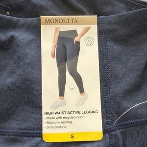 Mondetta Navy High Waist Leggings